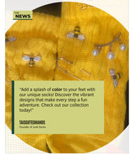 Load image into Gallery viewer, JUNKY CRAZY BEJEWELED SOCKS