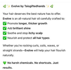 Evolve Hair Growth Oil