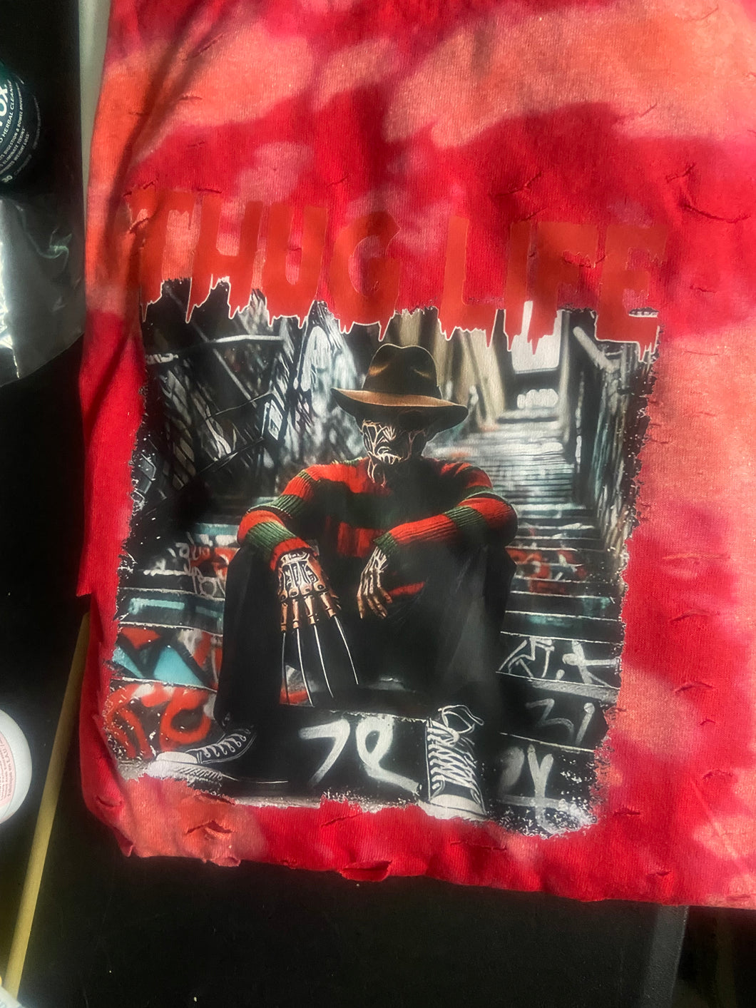 Freddy Thug Life CutUp T-shirt
