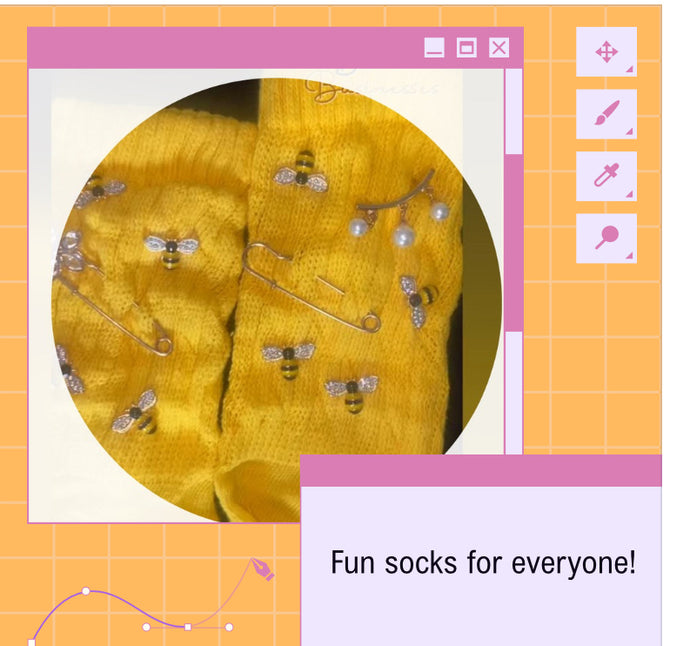 JUNKY CRAZY BEJEWELED SOCKS
