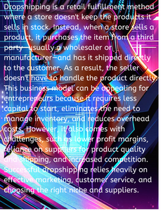 Drop shipping Ebook