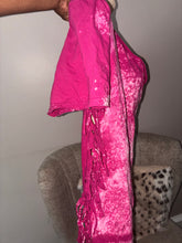 Load image into Gallery viewer, Custom Pink T-shirt One Of One Distressed Top