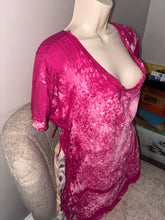 Load image into Gallery viewer, Custom Pink T-shirt One Of One Distressed Top