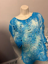 Load image into Gallery viewer, Blue Distressed